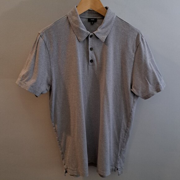 Vince Men's Medium 3-Button Short Sleeve Polo Style #M3329-9218 - Picture 3 of 13
